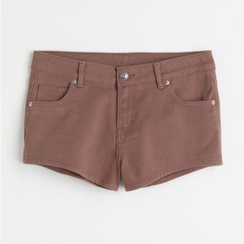 H & M Low Waist Twill Shorts